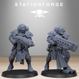 Vodalites Brotherhood / Soldier / bogatyr / Barbarians / Crusade / Infantry / Sci Fi / Table Top / Station Forge / 3D Print / Wargaming