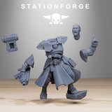 Vodalites Brotherhood / Soldier / bogatyr / Barbarians / Crusade / Infantry / Sci Fi / Table Top / Station Forge / 3D Print / Wargaming