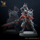 Hell Messengers / Chaos / Reaper / Demon / Zealots / Infantry / Melee / Sci Fi / Space / Table Top / Tales Keeper / 3D Print /Wargaming