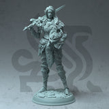 Celathyn / Fighter / Paladin / Warrior / Fey / Elf / Pathfinder / DnD / DM Stash / 3D Print / 4K Mini / TableTop Miniature / 32mm / 75mm