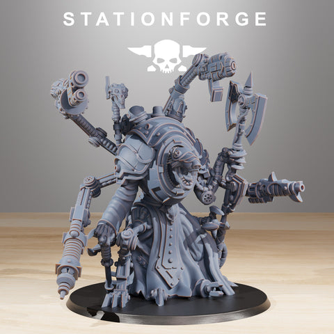 Raticus Techer / Rats / Robot / Mech / Cyborg / Infantry / Bot / Sci Fi / Space / Table Top / Station Forge / 3D Print/4K Mini/Wargaming
