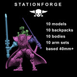 Raticus Curdsters / Rats / Robot / Melee / Mech / Infantry / Bot / Sci Fi / Space / Table Top / Station Forge / 3D Print/4K Mini/Wargaming