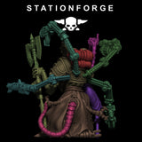 Raticus Techer / Rats / Robot / Mech / Cyborg / Infantry / Bot / Sci Fi / Space / Table Top / Station Forge / 3D Print/4K Mini/Wargaming