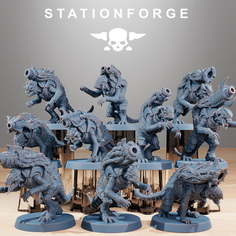 Xenarid Mortars / Bug / Artillery / Nids / Infantry / Brood / Swarm / Sci Fi / Space / Table Top / Station Forge /3D Print/4K Mini/Wargaming