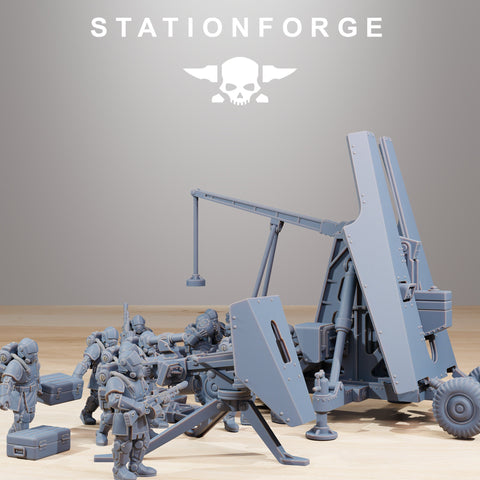 Royal Guard Support Systems / Artillery / Guard / Royal / Imperial / Trebuchet / Sci Fi / Space / Table Top / Station Forge / Wargaming
