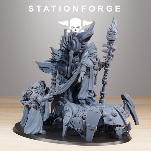 Scavenger Priest / Technology Priest Master / Priest / Sci Fi / Space / Table Top / Station Forge / 3D Print / 4K Mini / TableTop Miniature
