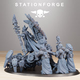 Scavenger Priest / Technology Priest Master / Priest / Sci Fi / Space / Table Top / Station Forge / 3D Print / 4K Mini / TableTop Miniature
