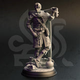Nathaniel - Benevolent Bard / Elf / Bard / Fighter / Rogue / Magic / Arcane / Pathfinder / DnD / DM Stash / 3D Print / TableTop / 32mm /75mm