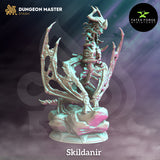 Skildanir / Bone Dragon / wyvern / Dracolich / DnD / Pathfinder / DM Stash / 3D Print / 4K Mini / TableTop Miniature / 32mm
