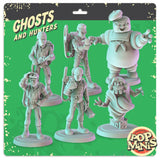 Ghost and Hunter Miniatures - Set / Tabletop / Minis / RPG
