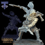 Ekrothari / Ninja / Rogue / Fighter / Pathfinder / DnD / DM Stash / 3D Print / 4K Mini / TableTop Miniature