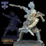 Ekrothari / Ninja / Rogue / Fighter / Pathfinder / DnD / DM Stash / 3D Print / 4K Mini / TableTop Miniature