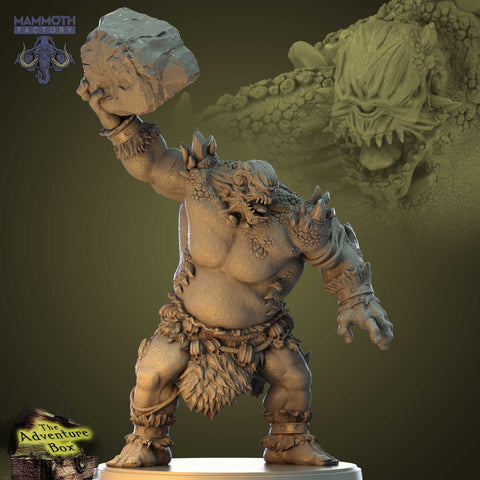 Cyclops / Stone golem / Monster / Pathfinder / DnD / GM Stash / 3D Print / 4K Mini / TableTop Miniature