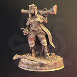Brumhilda / Hunter / Ranger / Gunslinger / Hero / DnD / GM Stash / 3D Print / 4K Mini / TableTop Miniature / 32mm / 75mm
