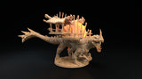 Spinodon / Spinosaurus / Monster / Dinosaur / Pathfinder / DnD / The Dragon Trappers / 3D Print / 4K Mini / TableTop Miniature / RPG