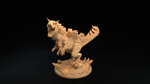 Infernosaurus / T-Rex / Monster / Dinosaur / Pathfinder / DnD / The Dragon Trappers / 3D Print / 4K Mini / TableTop Miniature / RPG