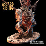 Stone Troll Idol / Troll / Monster / Pathfinder / DnD / D&D / Asgard Rising / 3D Print / 4K Mini / TableTop Miniature / RPG