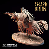 Medieval Heavy Cavalry / Modular / Knight / Warrior / Pathfinder / DnD / D&D / Asgard Rising / 3D Print / 4K Mini / TableTop Miniature / RPG