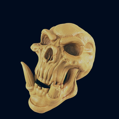 Troll Skull / Props / Cosplay / Artefact / Troll / Skull / 3D Printed / 4K