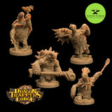 Turtle People / Tortun / Turtle / Tortle / Sea Campaign/ Pathfinder / DnD / The Dragon Trappers / 3D Print / 4K Mini / TableTop Miniature