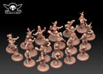 Human Fantasy Football Team / Humans / Human Team / Knights / Fantasy Football Team / Tabletop / Miniatures / Boardgame