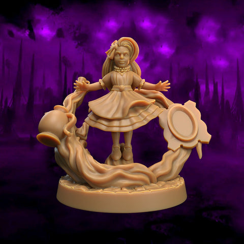 Child Sorceress / Eldritch / Mage / Pathfinder / DnD / The Dragon Trappers / 3D Print / 4K Mini / TableTop Miniature / RPG