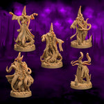 Mutated Cultists / Eldritch / Mage / Pathfinder / DnD / The Dragon Trappers / 3D Print / 4K Mini / TableTop Miniature / RPG