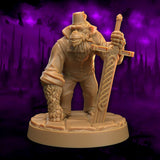 Pongo / Eldritch / Fighter / Monkey / Pathfinder / DnD / The Dragon Trappers / 3D Print / 4K Mini / TableTop Miniature / RPG