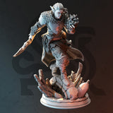 Cordon Blades / Elf / Rogue / Fighter / Ninja / Pathfinder / DnD / DM Stash / 3D Print / 4K Mini / TableTop Miniature / 32mm / 75mm