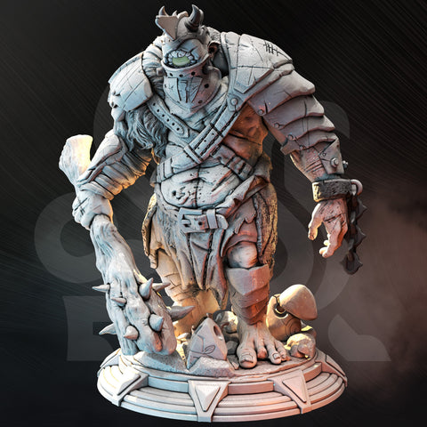Duragdor - Cyclops / Cyclops / big guy / Monster / Pathfinder / DnD / DM Stash / 3D Print / 4K Mini / TableTop Miniature / 32mm / 75mm