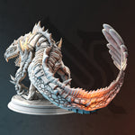 Tarraan - King of Katarn  / Leviathan / Monster / Pathfinder / DnD / DM Stash / 3D Print / 4K Mini / TableTop Miniature / 32mm / 75mm