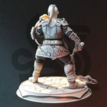 Tergrid Everen / Female Dwarf / warrior / Paladin / Pathfinder / DnD / DM Stash / 3D Print / 4K Mini / TableTop Miniature / 32mm / 75mm