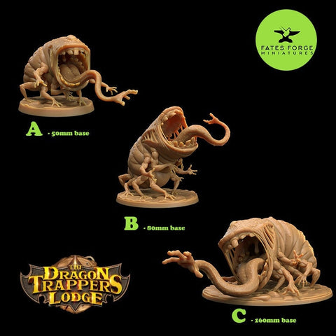 Hunger Spirits / Monster / Spirits / Yokai / Big / Pathfinder / DnD / The Dragon Trappers / 3D Print / 4K Mini / TableTop Miniature / RPG