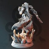 Cordon Blades / Elf / Rogue / Fighter / Ninja / Pathfinder / DnD / DM Stash / 3D Print / 4K Mini / TableTop Miniature / 32mm / 75mm
