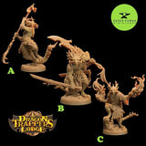 Dragonborn / Dragons / Yokai / Pathfinder / DnD / The Dragon Trappers / 3D Print / 4K Mini / TableTop Miniature / RPG