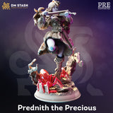 Prednith / Bard / Charmer / Elf / Drow / Lolth / Pathfinder / DnD / DM Stash / 3D Print / TableTop Miniature / 32mm / 75mm