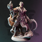 Yunas / Drow / Elf / Sorcerer / Mage / Pathfinder / DnD / DM Stash / 3D Print / TableTop Miniature / 32mm / 75mm