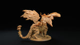 Mushroom Dragon / Dragon / Monster / Swamp / Fungus / Pathfinder / DnD / The Dragon Trappers / 3D Print / 4K Mini / TableTop Miniature / RPG