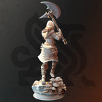 Ariana Grey - Human Form / Barbarian / Shapeshifter / Warewolf / Pathfinder / DnD / DM Stash / 3D Print / TableTop Miniature / 32mm / 75mm
