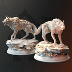 Northern Direwolves / Wolves / Monster / Beast / Boss / Pathfinder / DnD / DM Stash / 3D Print / TableTop / 32mm / 75mm