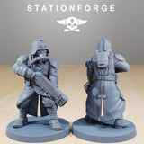 GrimGuard Command Force / Guard / Imperial / Infantry / Sci Fi / Space / Table Top / Station Forge / 3D Print / 4K Mini / Wargaming / RPG