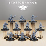 Orkaz Goblins / Goblins / Orkaz / Orc / Infantry / Sci Fi / Space / Table Top / Station Forge / 3D Print / 4K Mini / Wargaming