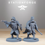 GrimGuard Marksmen / Soldier / Snipers / Imperial / Infantry / Sci Fi / Space / Table Top / Station Forge / 3D Print / 4K Mini / Wargaming