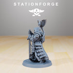The Interrogator / Priest / Chaos / Marine / Sci Fi / Space / Table Top / Station Forge / 3D Print / 4K Mini / Wargaming