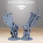 Scavenger Cultists / Magic / Cultist / Scavenger / Chaos / Sci Fi / Space / Table Top / Station Forge / 3D Print / 4K Mini / Wargaming