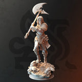 Ariana Grey - Human Form / Barbarian / Shapeshifter / Warewolf / Pathfinder / DnD / DM Stash / 3D Print / TableTop Miniature / 32mm / 75mm
