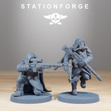 GrimGuard Commandos / Soldier / Commando / Imperial / Infantry / Sci Fi / Space / Table Top / Station Forge / 3D Print / 4K Mini / Wargaming