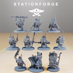 Scavenger Junkyards / Squad / Mech / Marine / Robot / Infantry / Sci Fi / Space / Table Top / Station Forge / 3D Print / 4K Mini / Wargaming