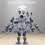 Scavenger Bracers / Guard / Mech / Imperial / Robot / Infantry / Sci Fi / Space / Table Top / Station Forge / 3D Print / 4K Mini / Wargaming