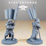 GrimGuard Command Force / Guard / Imperial / Infantry / Sci Fi / Space / Table Top / Station Forge / 3D Print / 4K Mini / Wargaming / RPG